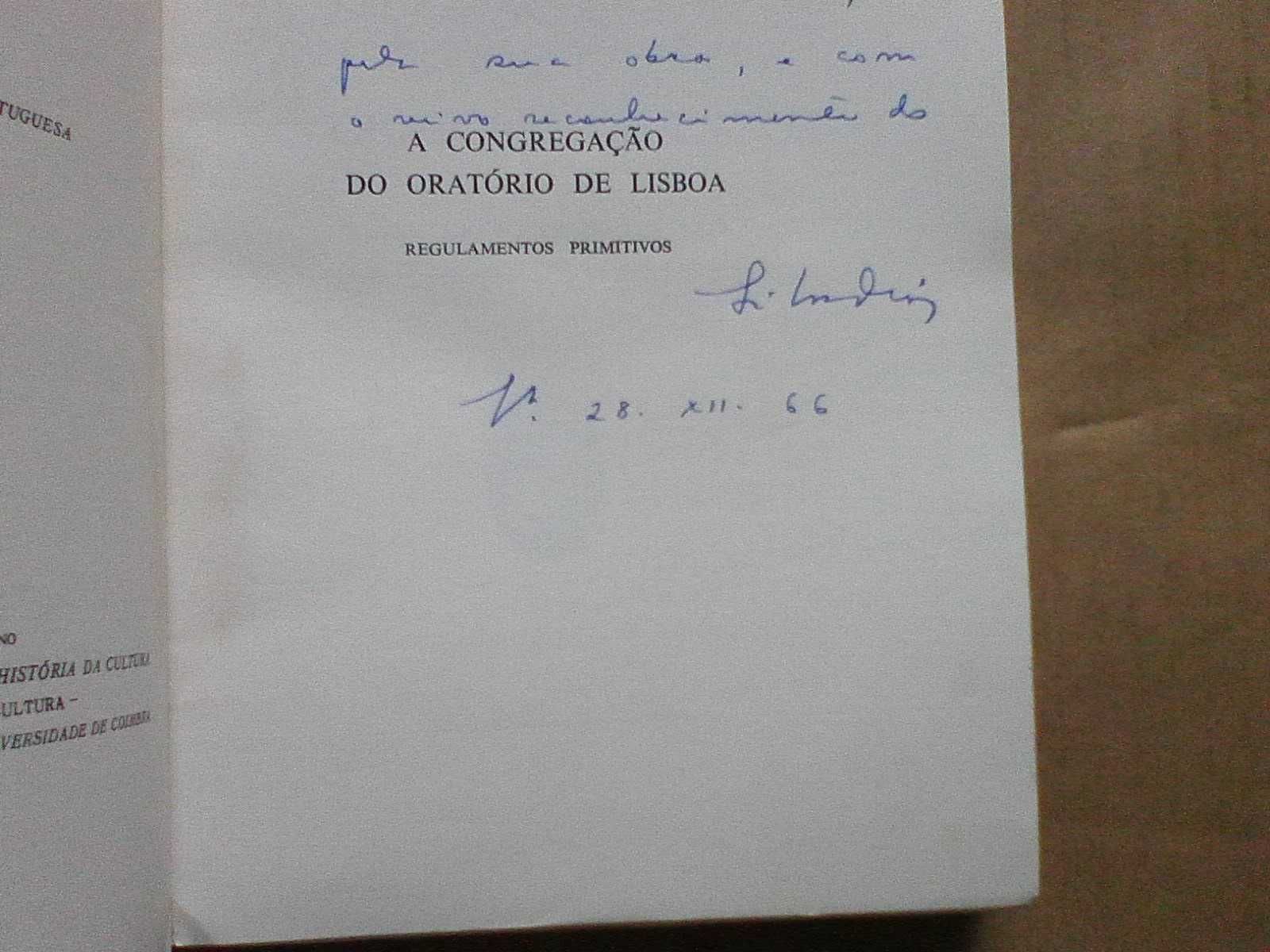 A Congregação do oratório de Lisboa: regulamentos primitivos