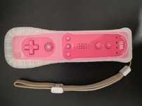 Comando Nintendo Wii cor de rosa mais nunchuk originais