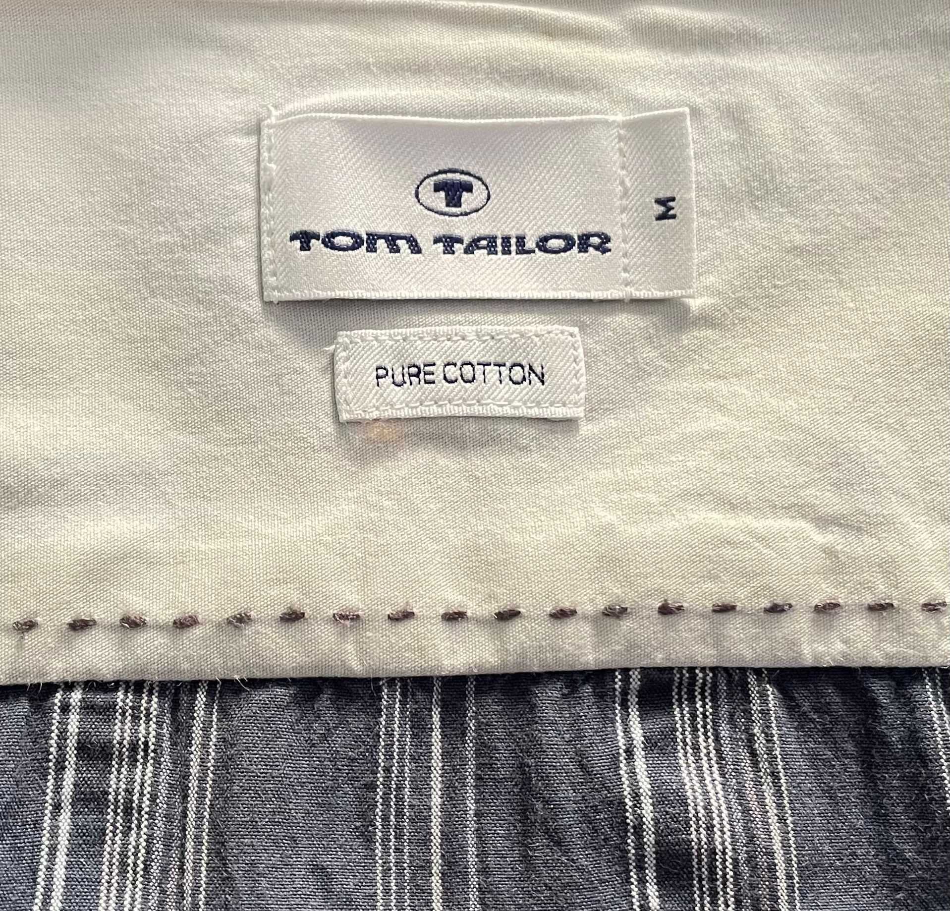 Koszula męska Tom Tailor krótki rękaw - rozmiar M