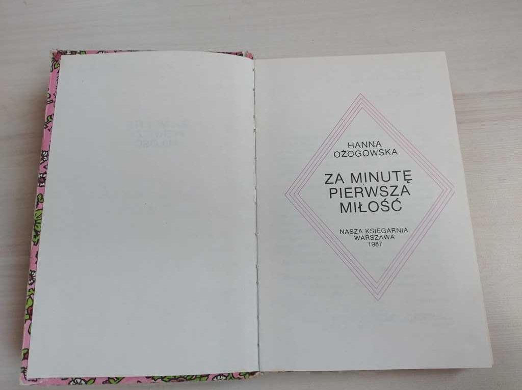 Za minutę pierwsza miłość Hanna Ożogowska 1987 rok młodzieżowa super