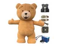 Duży miś kostium dmuchany Teddy imprezy 2.5m +bateria zestaw od ręki!