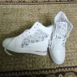 Nowe buty eko skórka i koronka