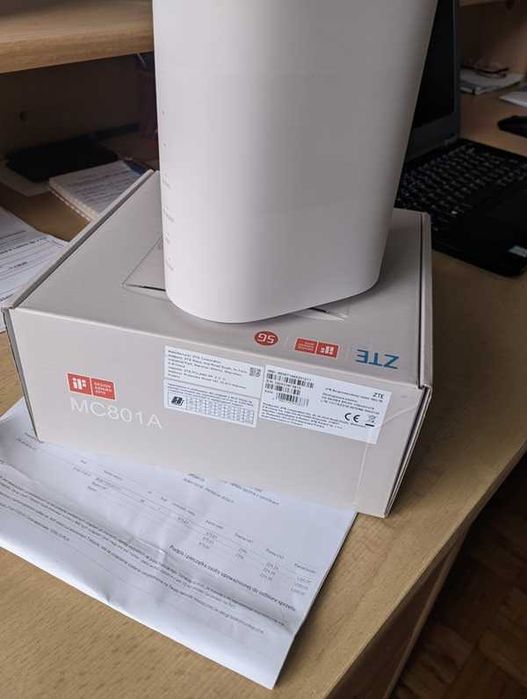 Modem ZTE Mc801A router 5g  internet mobilny. W gratisie  prezent.