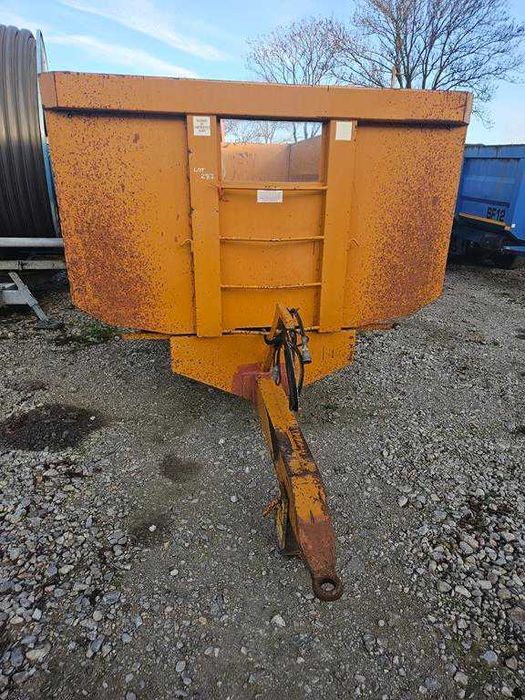 Przyczepa tandem wywrotka, skorupowa