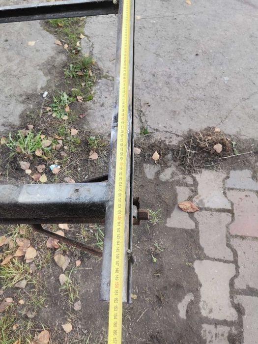 Orginalne podwozie przyczepki niewiadow z hamulcem najazdowym, 1500