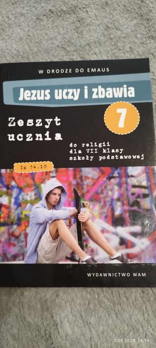 Zeszyt ucznia do religii dla klasy siódmej
