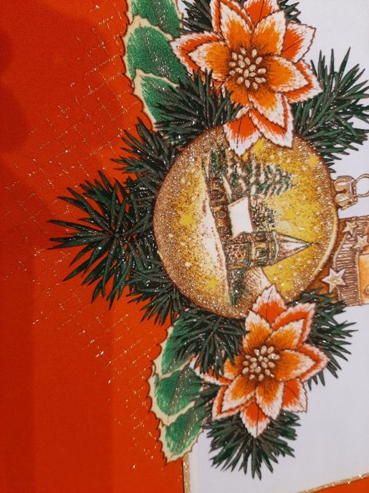 Serweta/ bieżnik/ Boże Narodzenie/ złoto