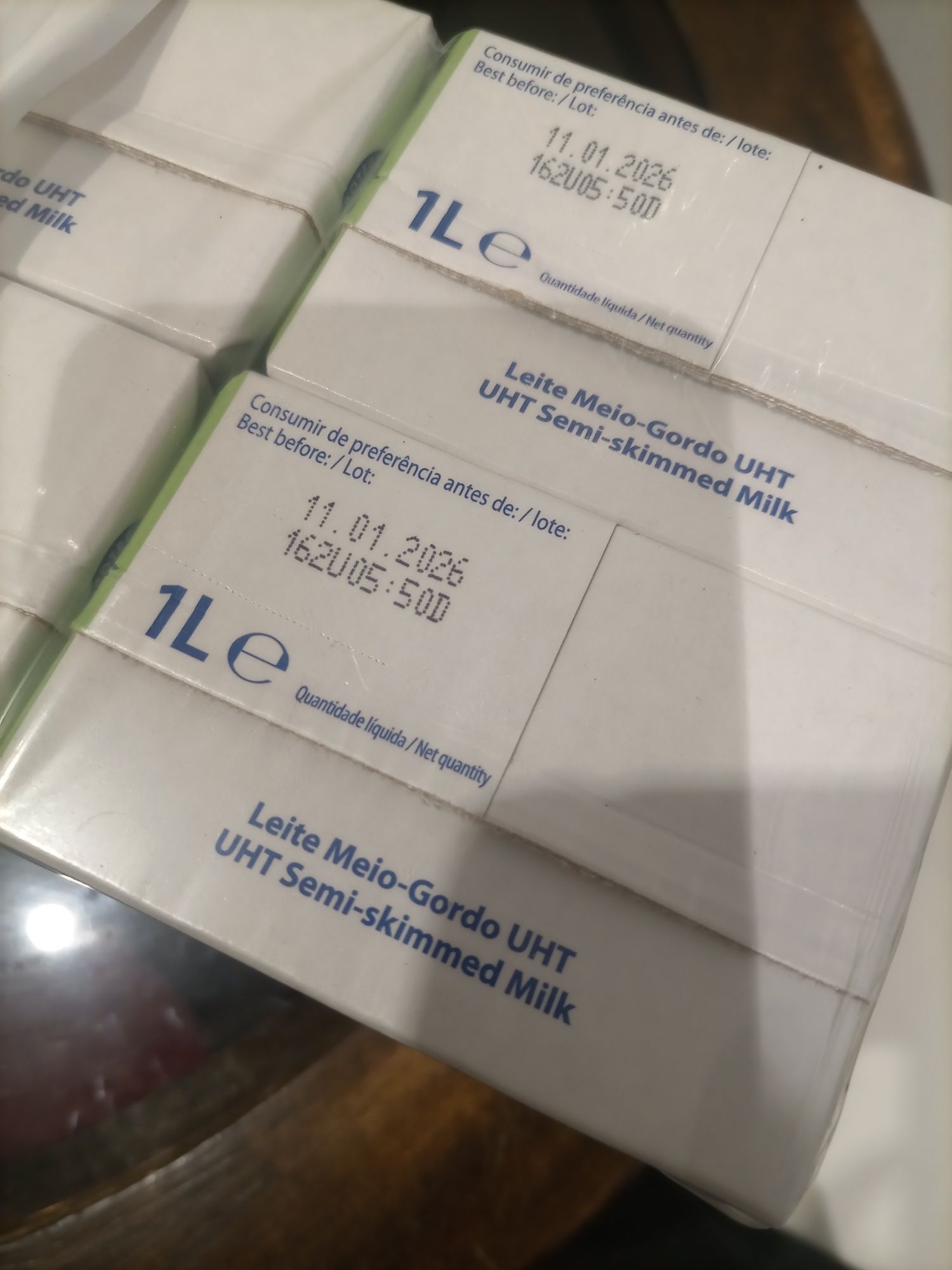 Leite dentro da validade