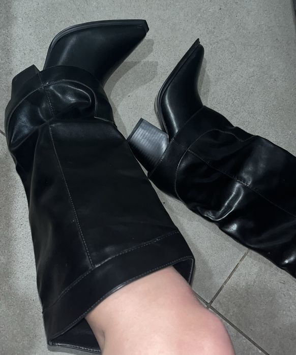 Сапоги высокие козаки