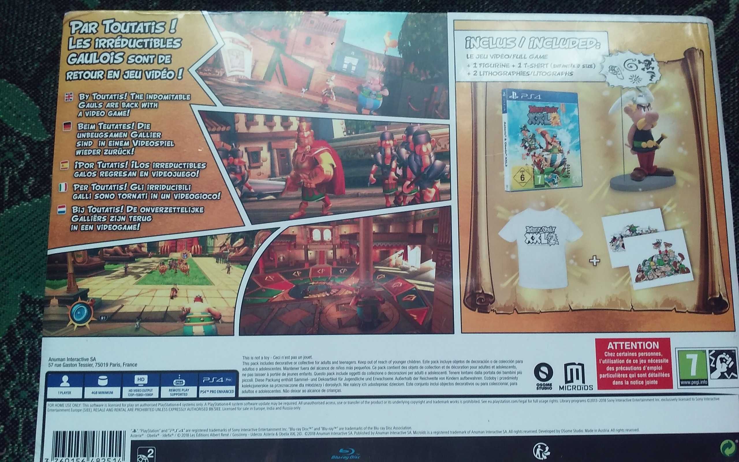 Asterix and Obelix XXL2 - Collector Edition PS4, Коллекционка
