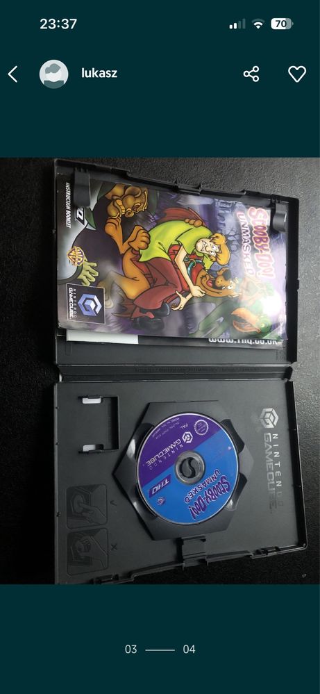 ScoobyDu Unmasked gamecube Jedyna