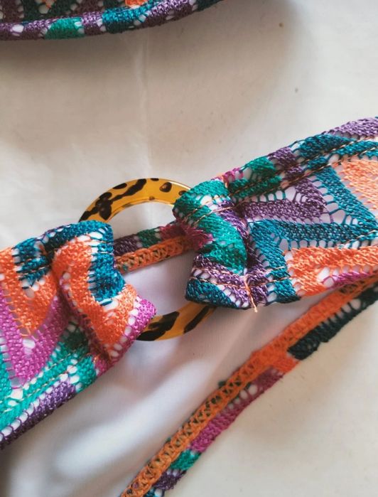 Bikini cai cai colorido Novo