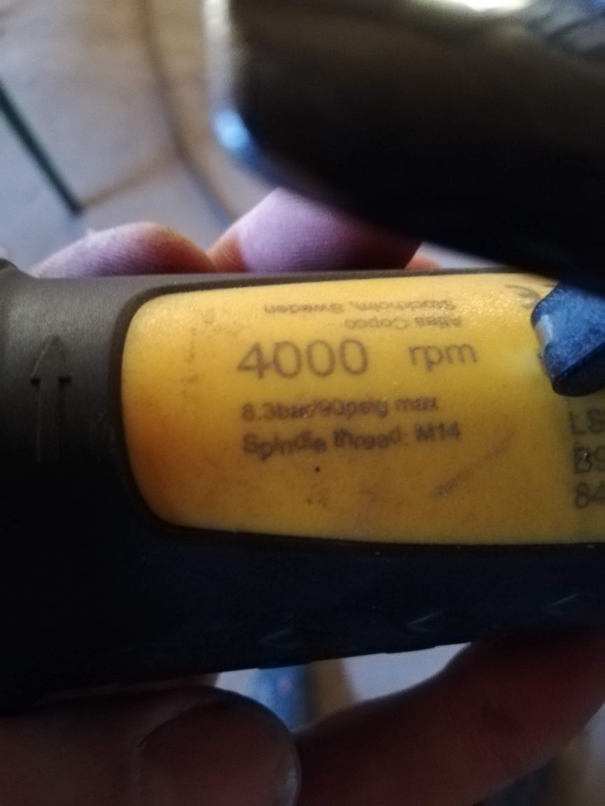 Szlifierka antywibracyjny atlas copco