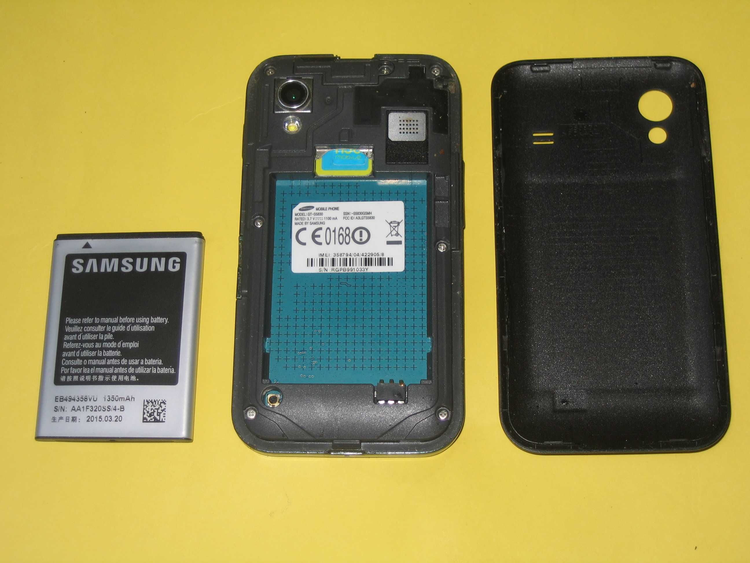 Samsung Galaxy Ace GT-S5830 3,5" + ładowarka - stan bardzo dobry