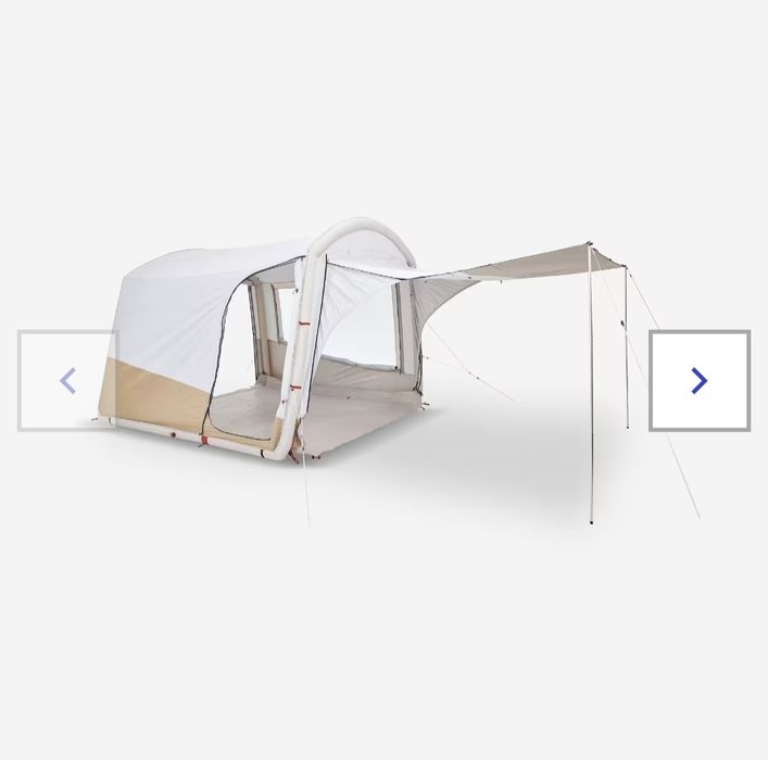 Przedsionek dmuchany Decathlon z akcesoriami