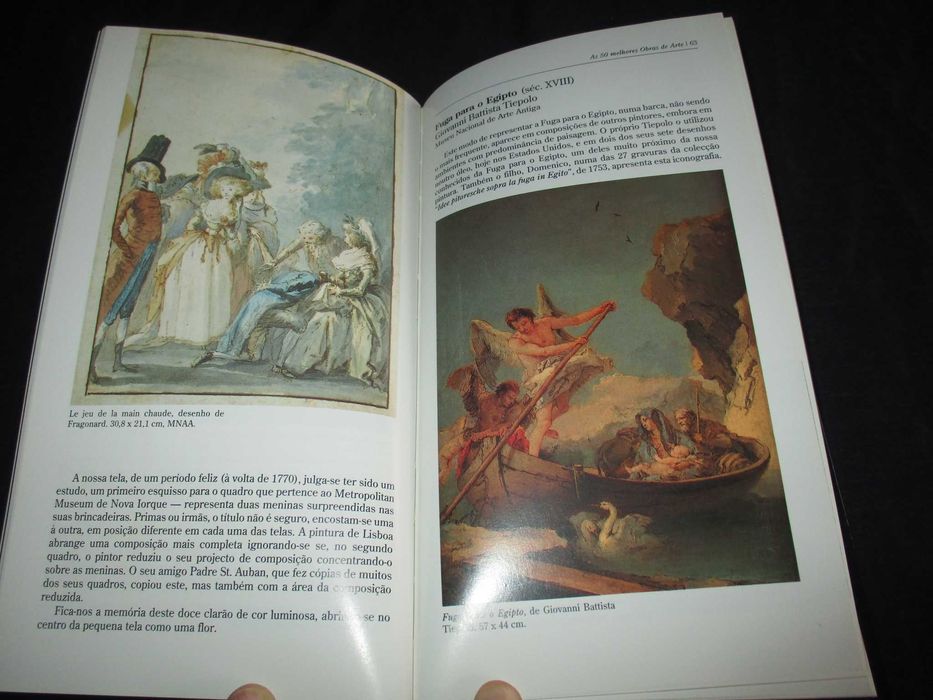 Livro As 50 Melhores obras de Arte em Museus Portugueses