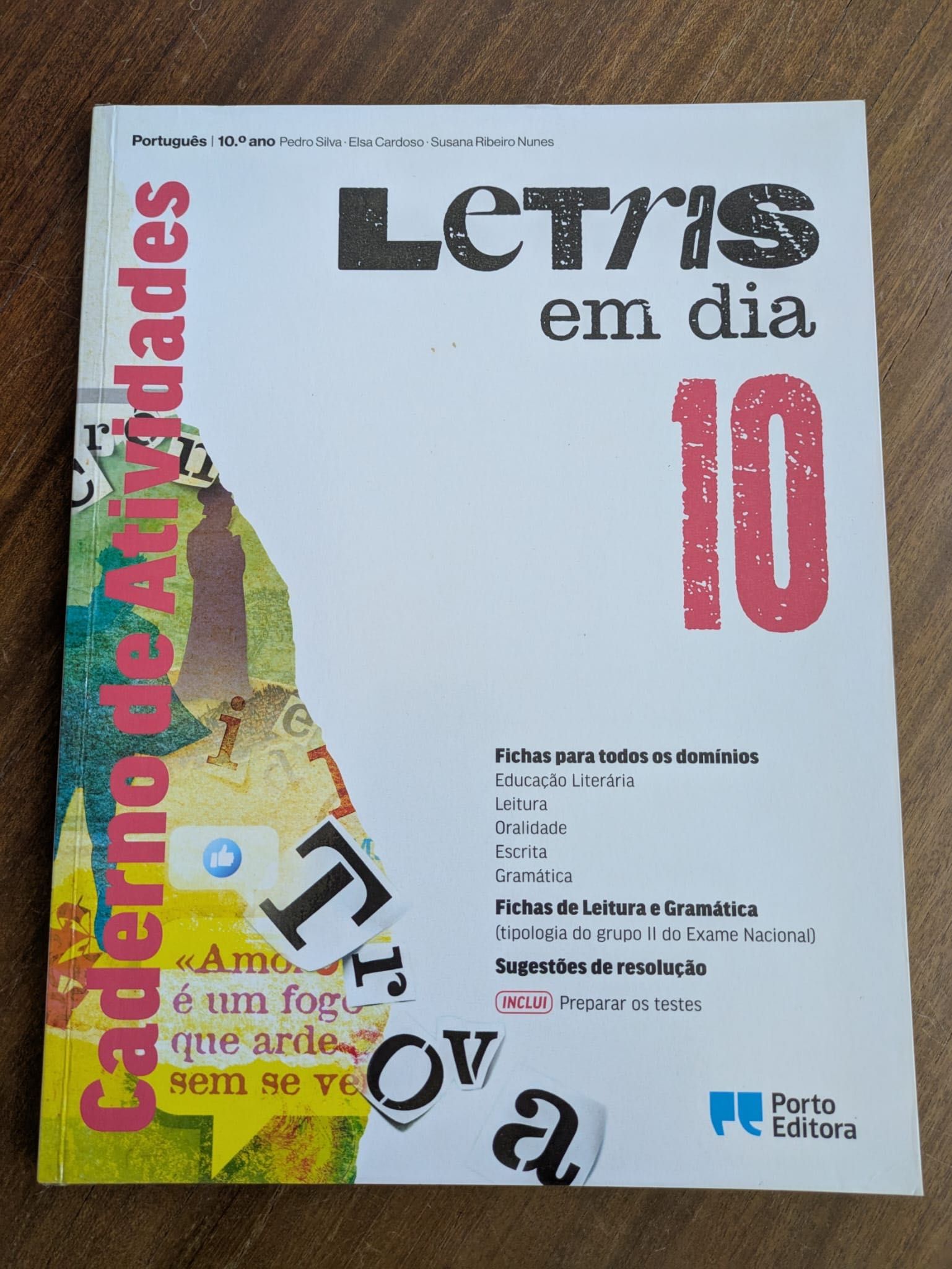 Letras em dia 10 Caderno de atividades Português 10º ano