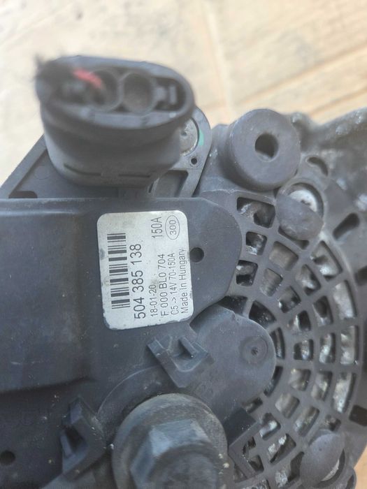 IVECO DAILY Fiat Ducato boxer jumper 3.0 sprawny alternator 150A