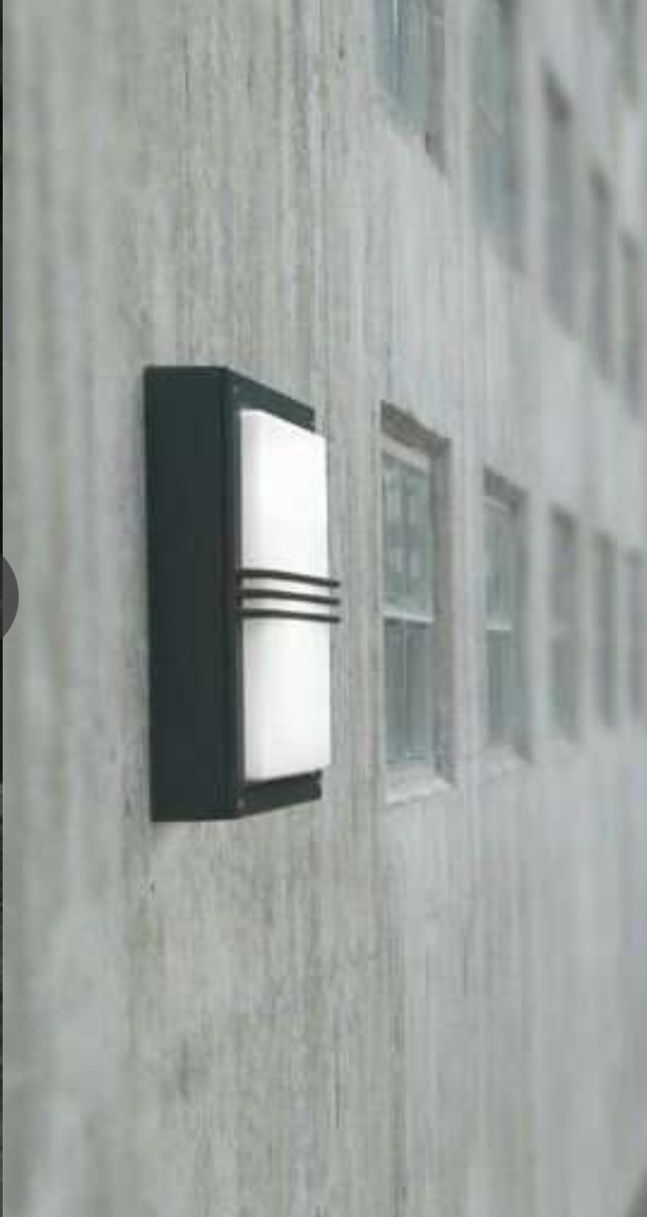 Lampa zewnętrzna 2 szt aluminium