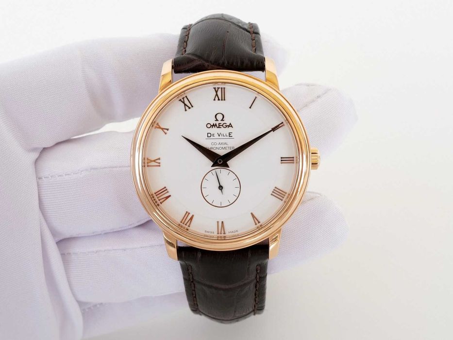 Omega De Ville Prestige Co-Axial Small Seconds 18K Rose Gold