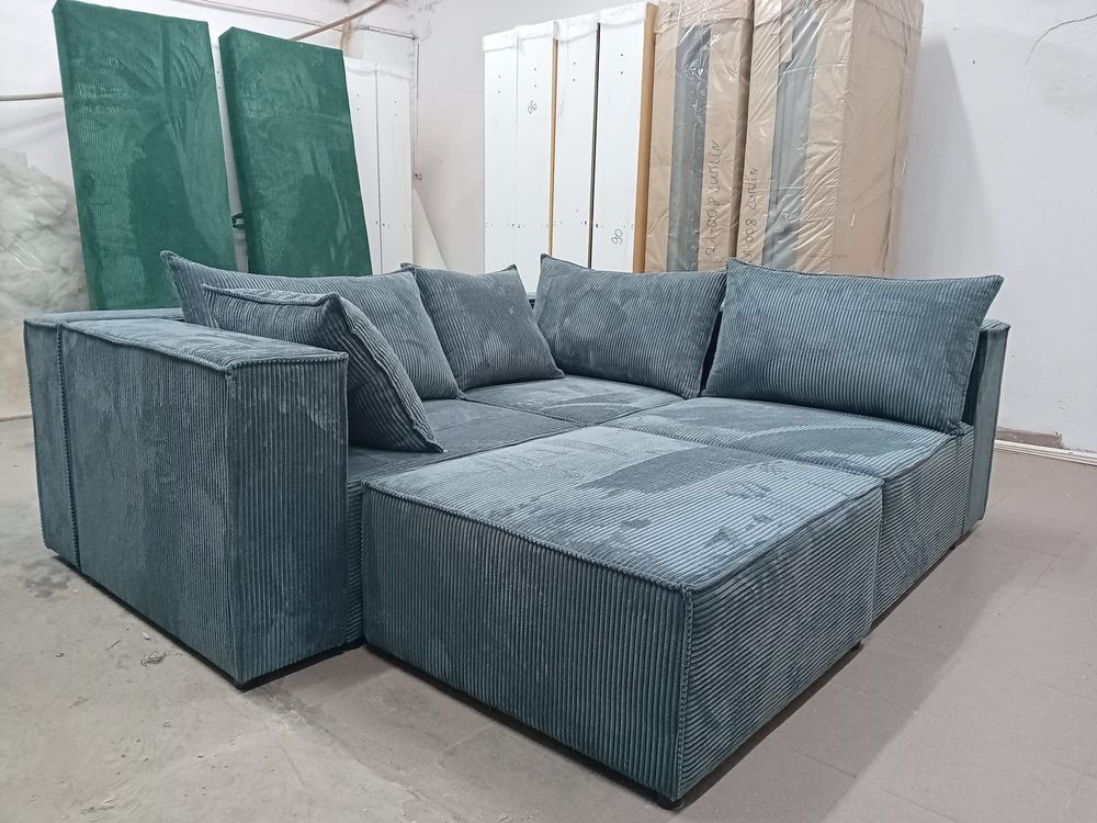 Narożnik sofa kanapa modułowa tkaniny do wyboru + darmowa dostawa