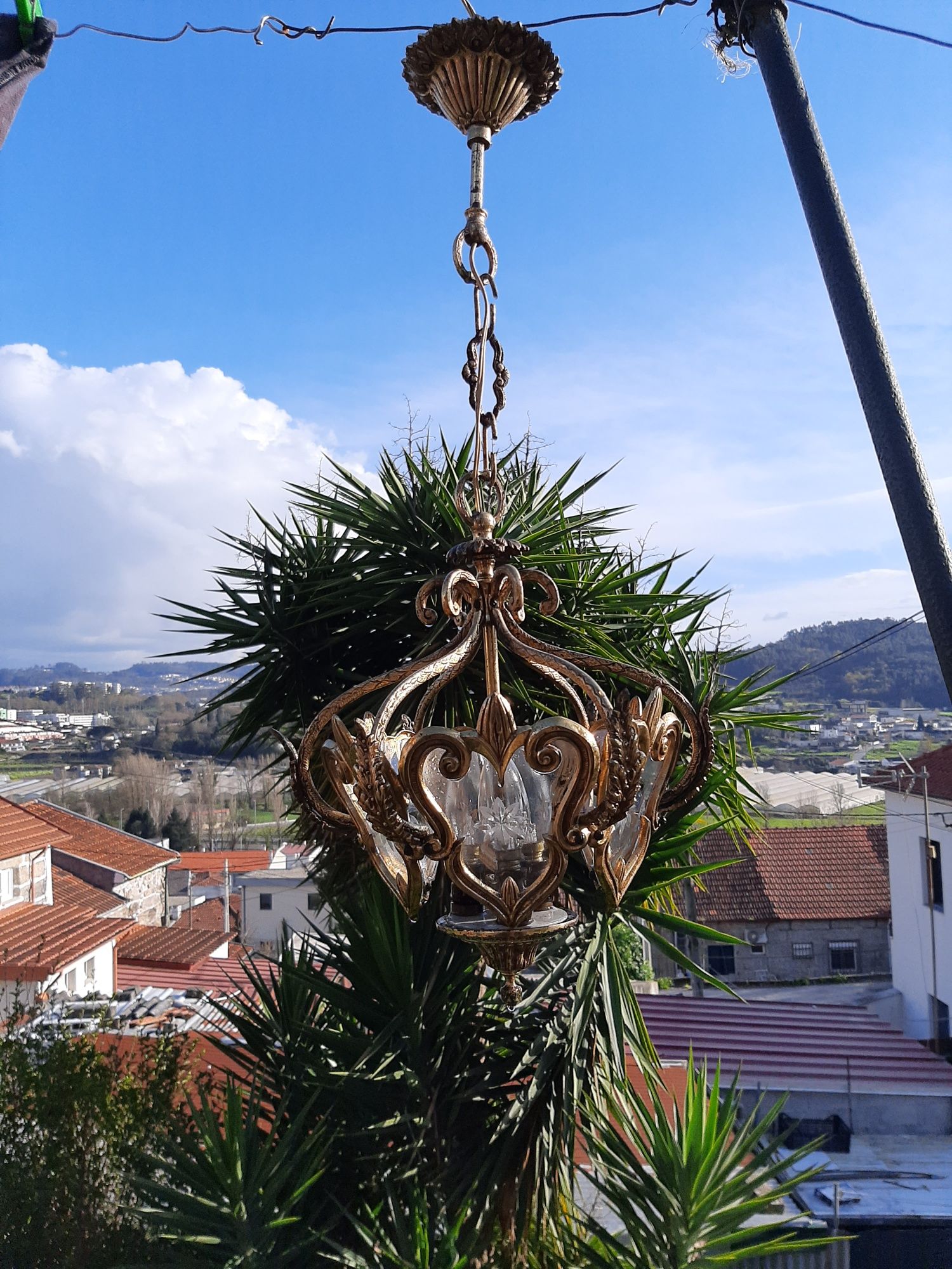 Lanterna Vintage em Bronze