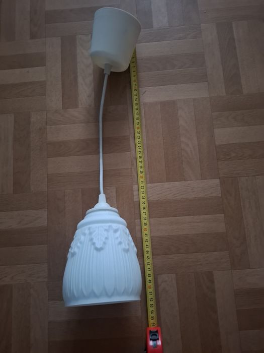 Lampa wisząca,delikatny klosz