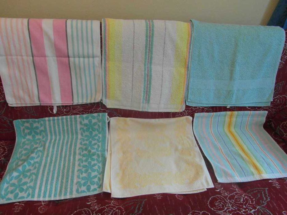 Bawełniane ręczniki PRL