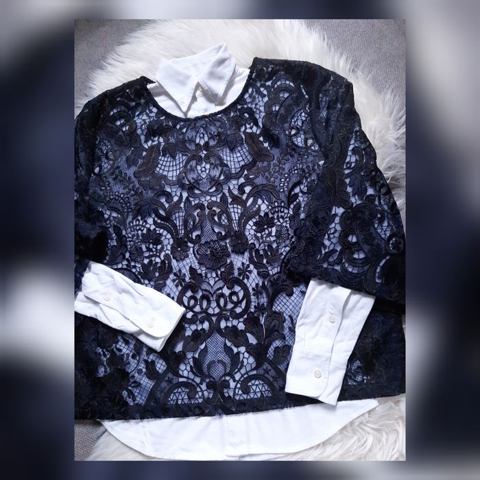 Bluzka Ganni siatka M 38