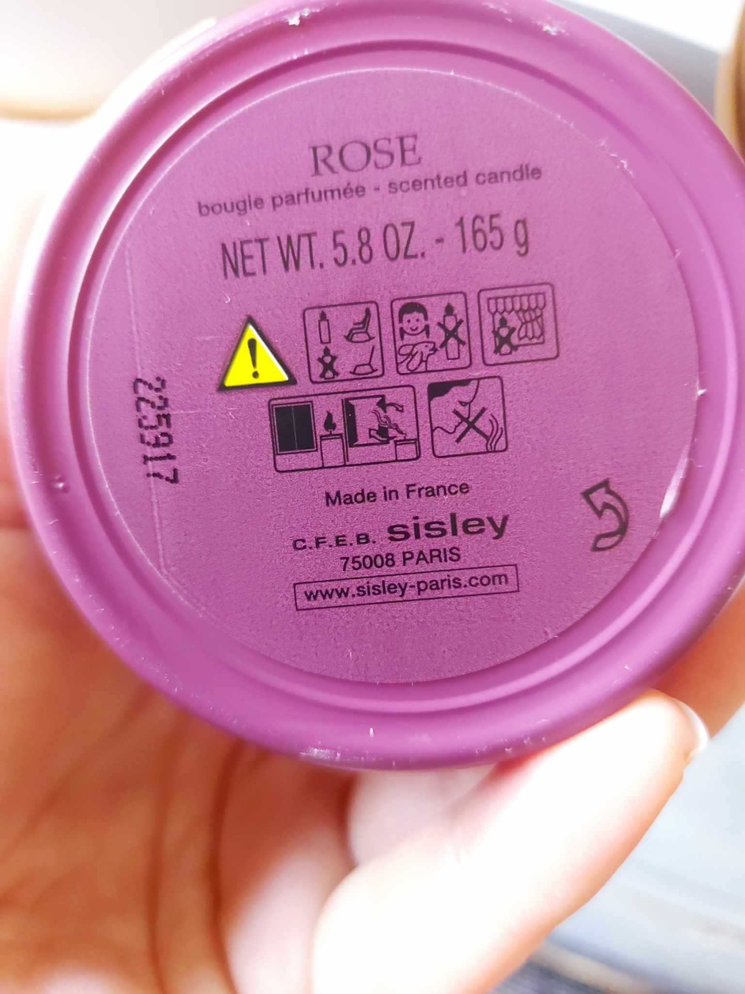 Bougie Rose (Sisley)