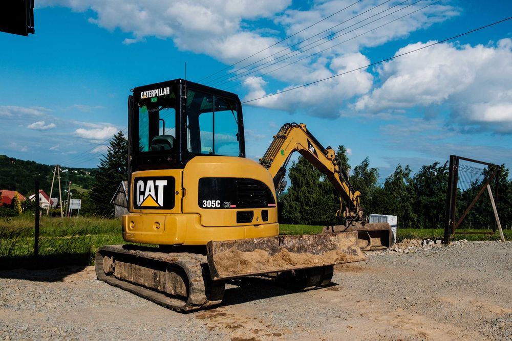 Koparka Caterpillar Cat 305C CR, r. 2007, 3 łyżki, minikoparka
