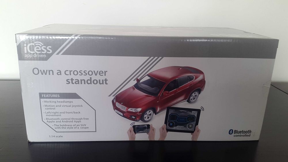 iCess BMW X6 zdalnie sterowany ze smartfona