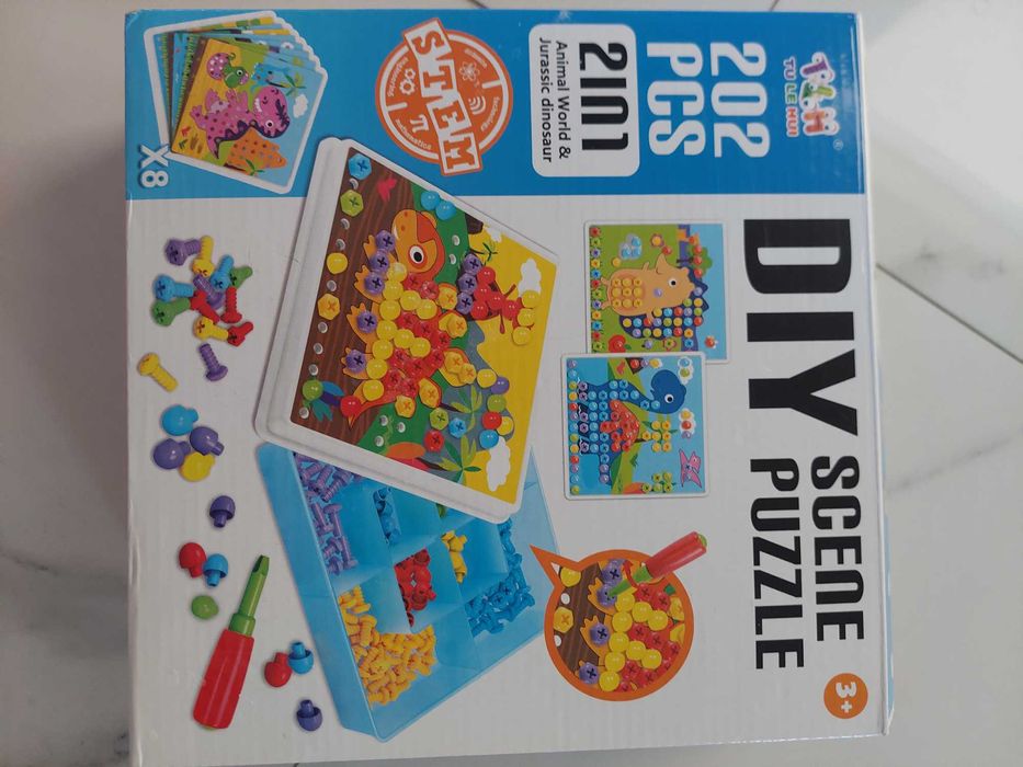 яскрава мозайка- конструктор з викруткою