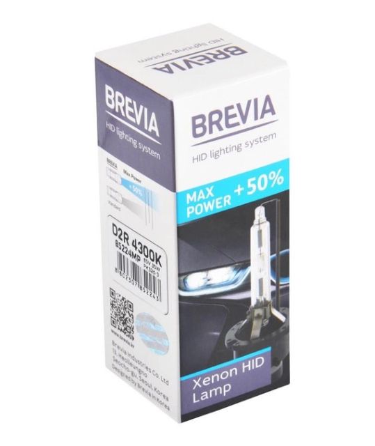 Ксенонова лампа Brevia D2R 4300K Max Power +50% (85224MP)