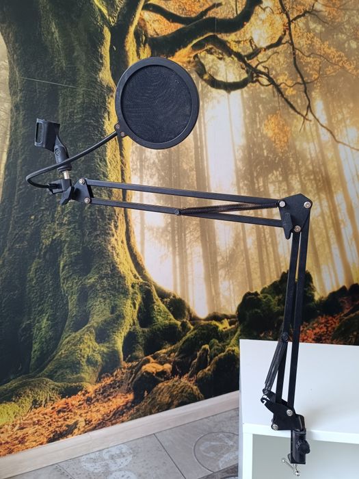 Suporte de braço para microfone + POP filter