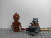 Kompatybilne z klockami Lego figurki Rocket i Grot