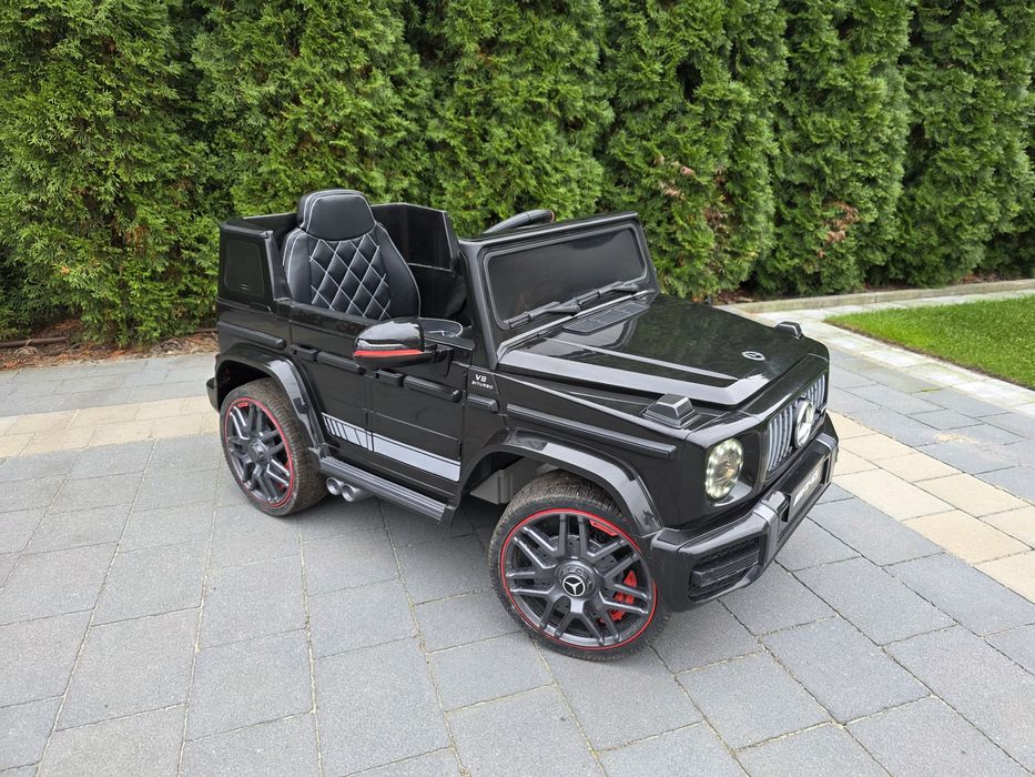 MERCEDES G63 AMG dla dzieci EVA Auto na akumulator 90W, 12v LED, Pilot