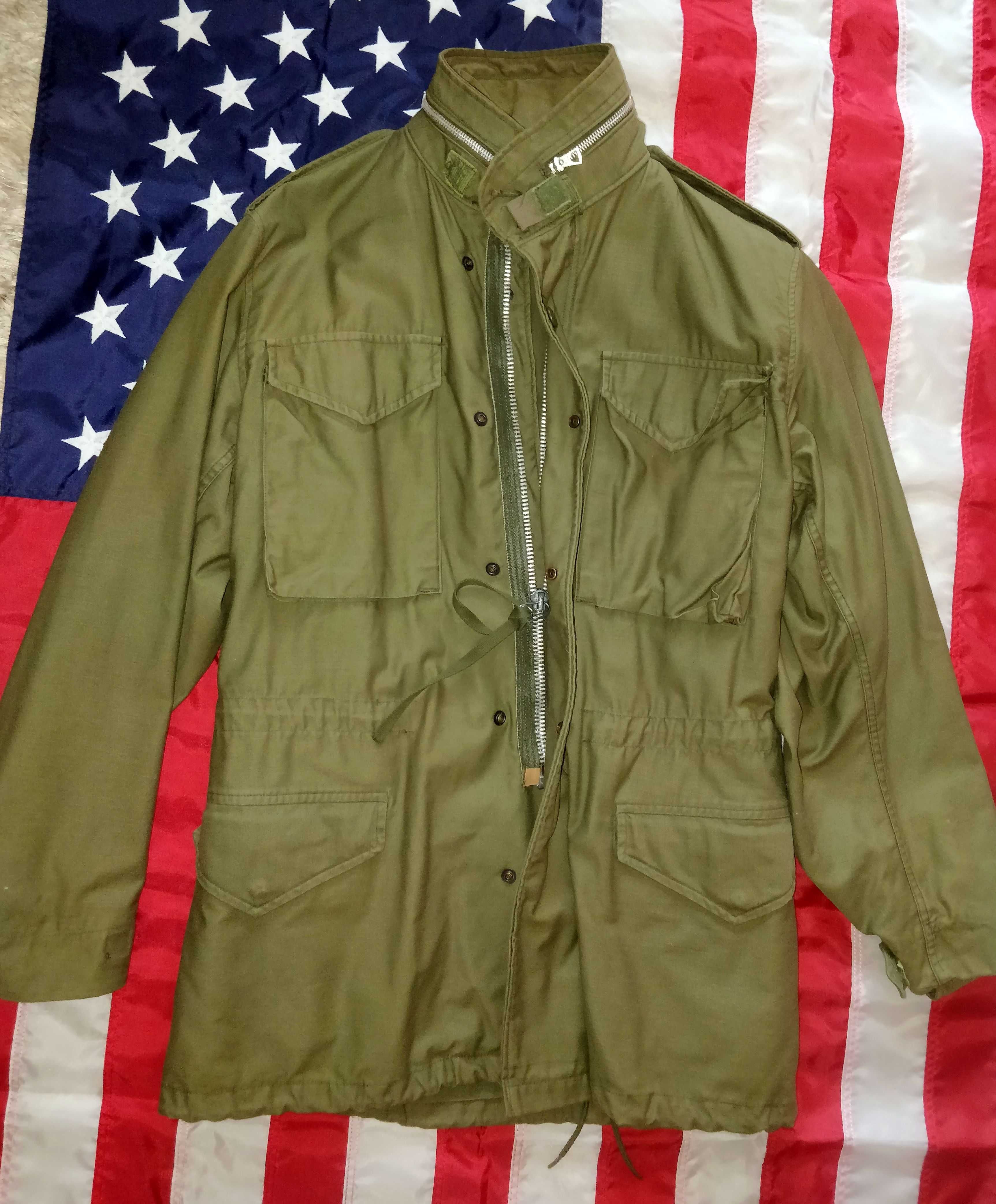 US Army M65 Field Coat OG-107 Olive Куртка армии США 1969 год