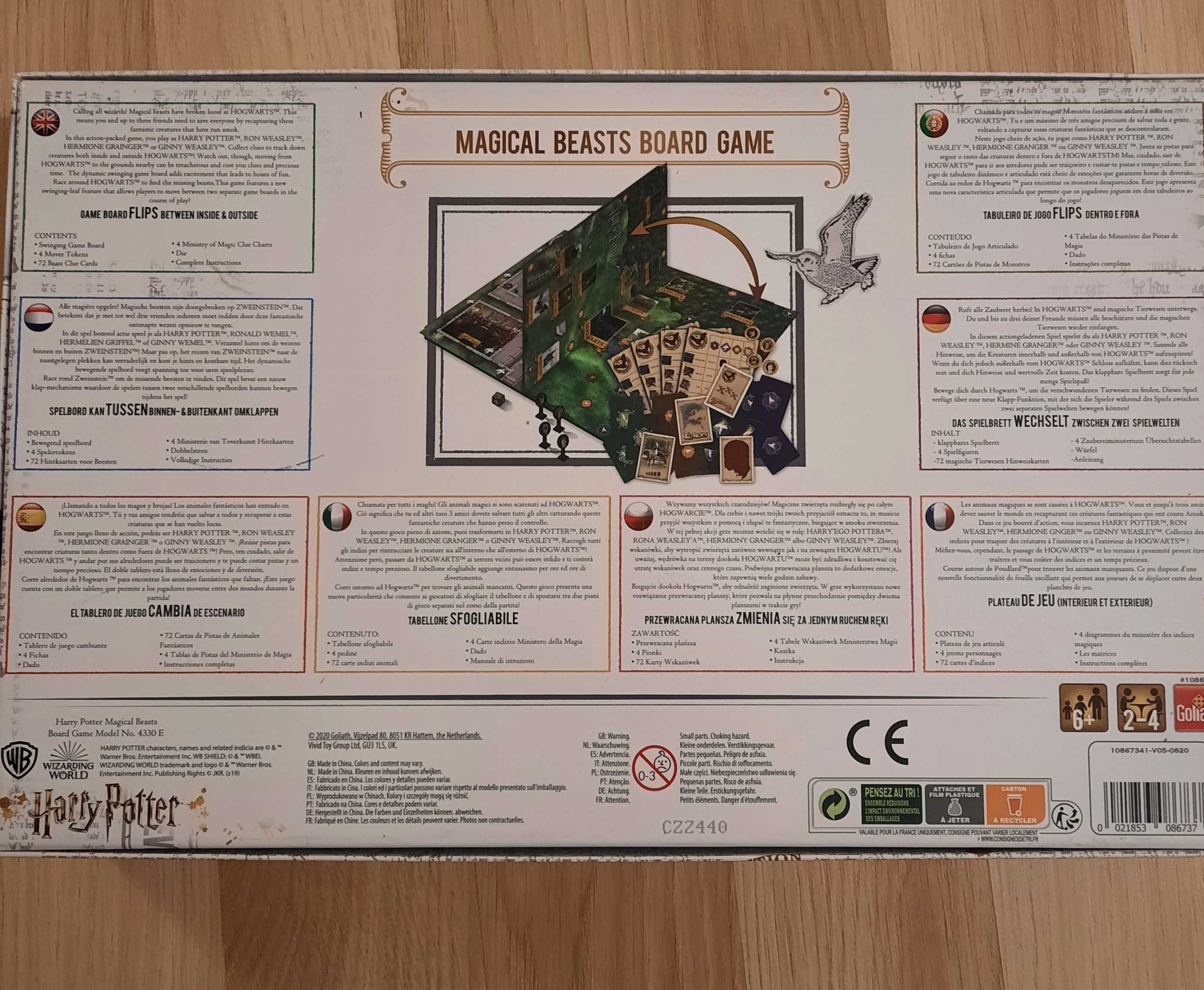 Harry Potter Magical Beasts Board Game
