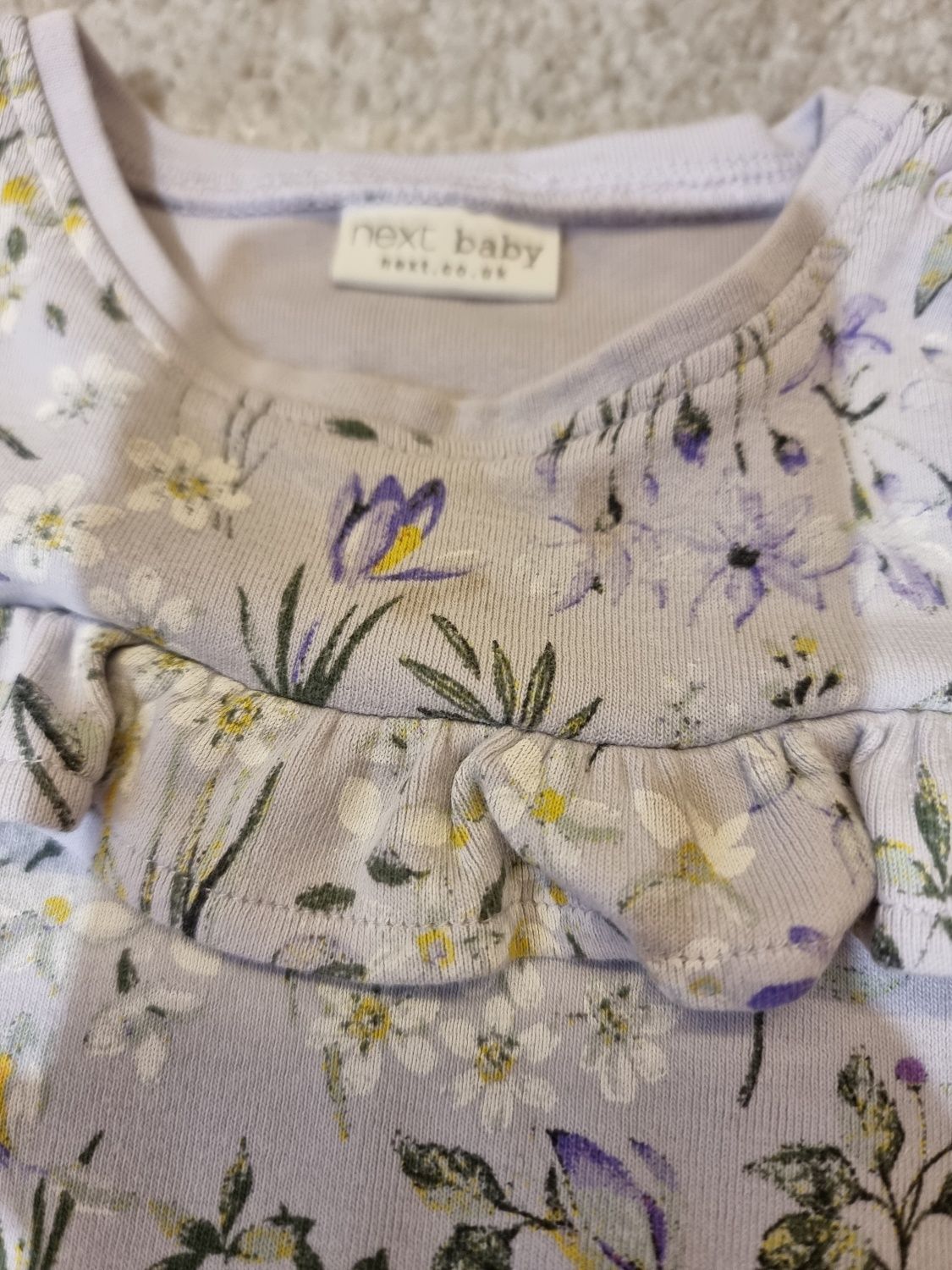 Komplety h&m, next, lupilu 6-12mies.