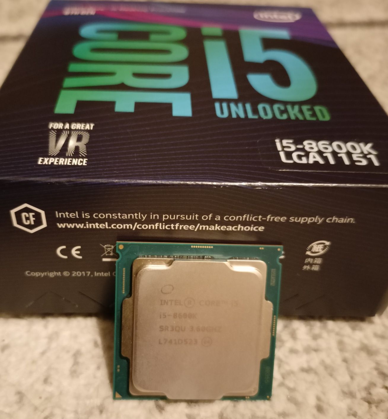 Intel i5 8600K Unlocked - stan BDB