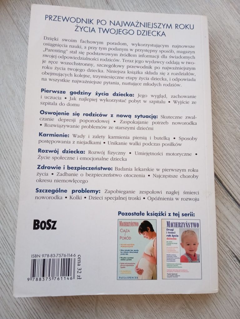 Macierzyństwo, pierwsze 12 miesięcy życia dziecka Anne Krueger