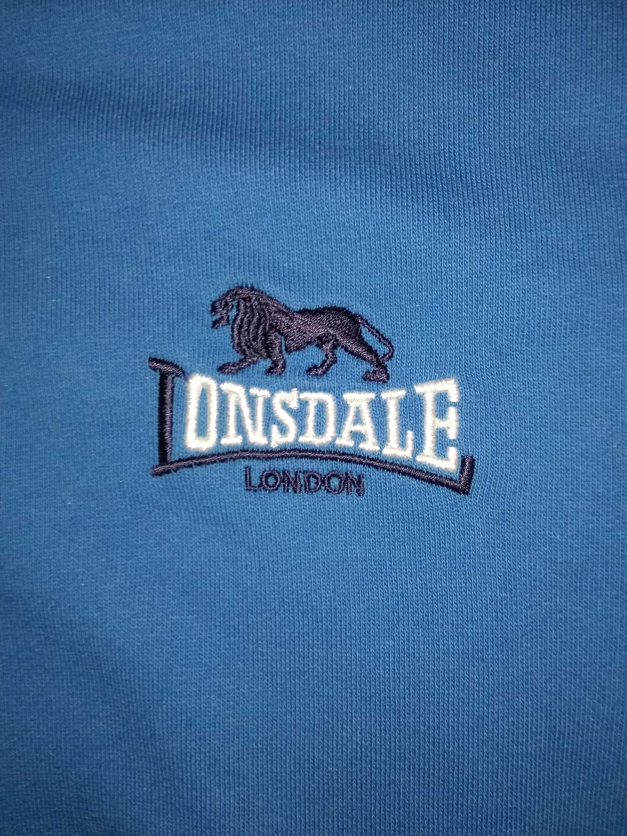 Чоловіча толстовка з капюшоном Lonsdale London, blue