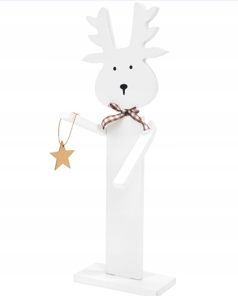 Dekoracja świąteczna renifer 35 cm