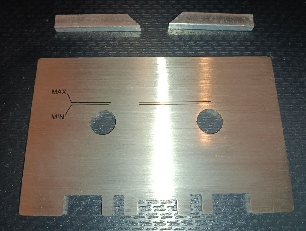 Шаблон для настройки ЛПМ кассетных магнитофонов