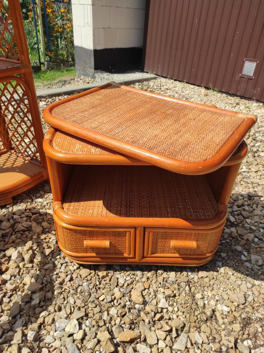 Komplet mebli rattanowych