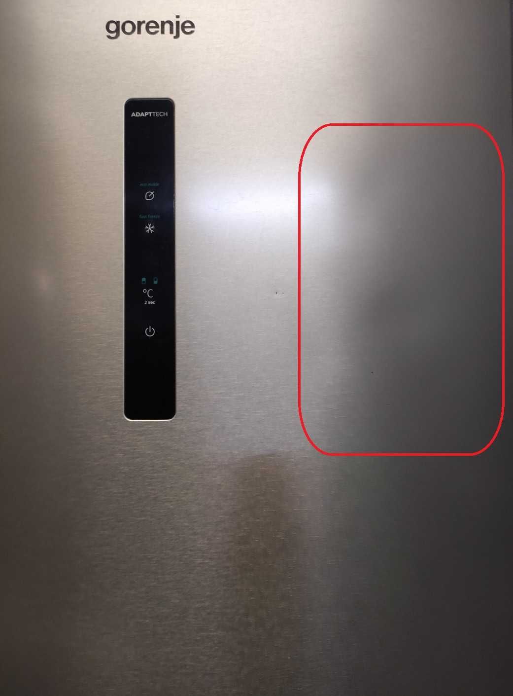 Lodówka GORENJE NRK6202AXL4  AdaptTech 331L Cicha Praca OUTLET 13FG30N