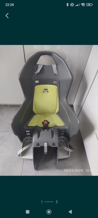 Cadeira bicicleta para suporte traseiro