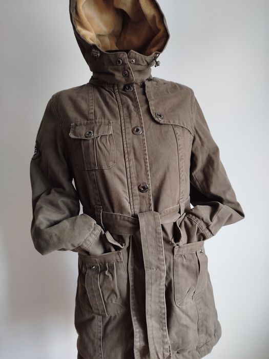 Kurtka zimowa parka khaki S