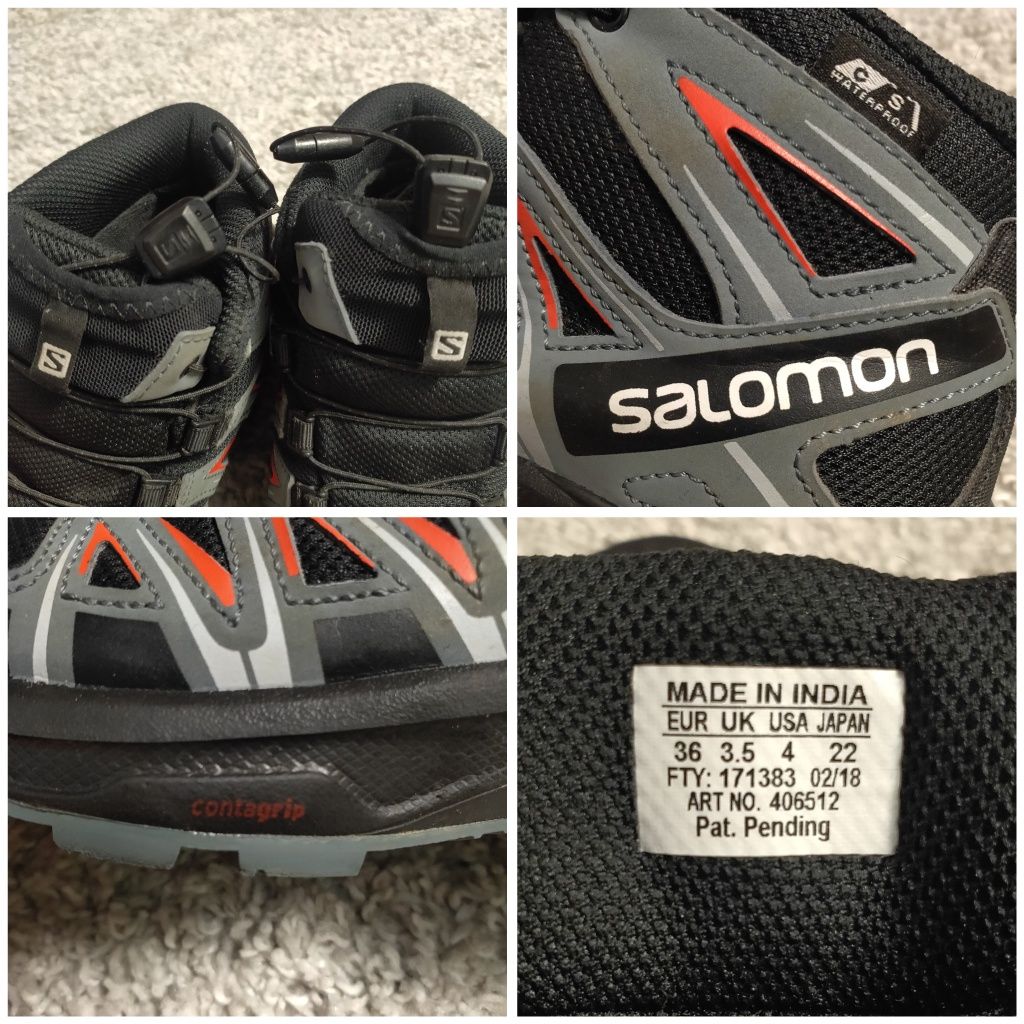 Buty Salomon sportowe trekking rozmiar 36 juniorskie